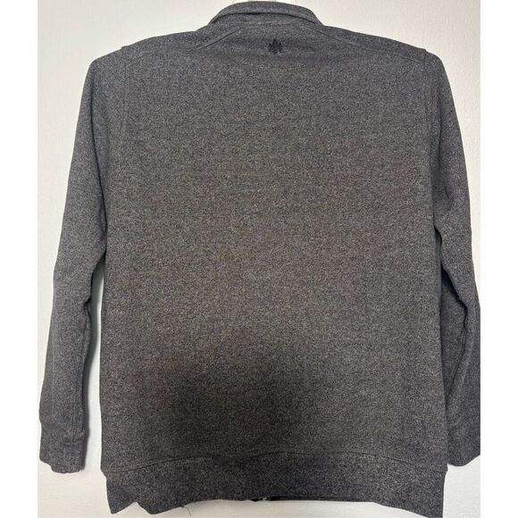 Rainforest Mens Full Zip Button-up Dark Gray Size Medium Jacket/Sweater - Picture 3 of 9